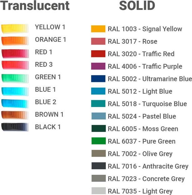 Produktbild 3d-basics Resin Colorant RAL 5024 Pastel Blue (Blau)