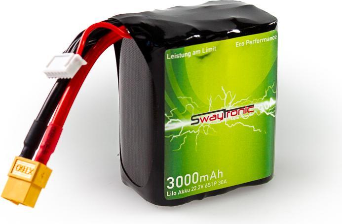 Swaytronic Li-Ion 22.2V 6S1P 18650 3000mAh (22.20 V, 3000 mAh)