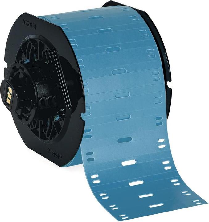 Produktbild Brady B33-60x10-7643-BL, Heatex Schilder, Blau, matt, 60.00 x 10.00 mm, für BBP33, i3300, i5300 (7
