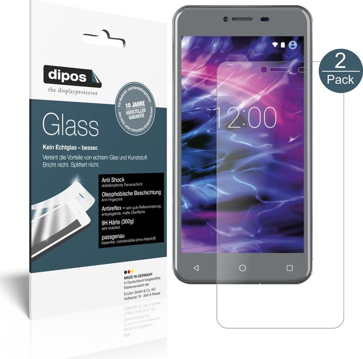 Actual product image Dipos Screen Protector Anti-Shock (2 Piece, Medion Life E5008)