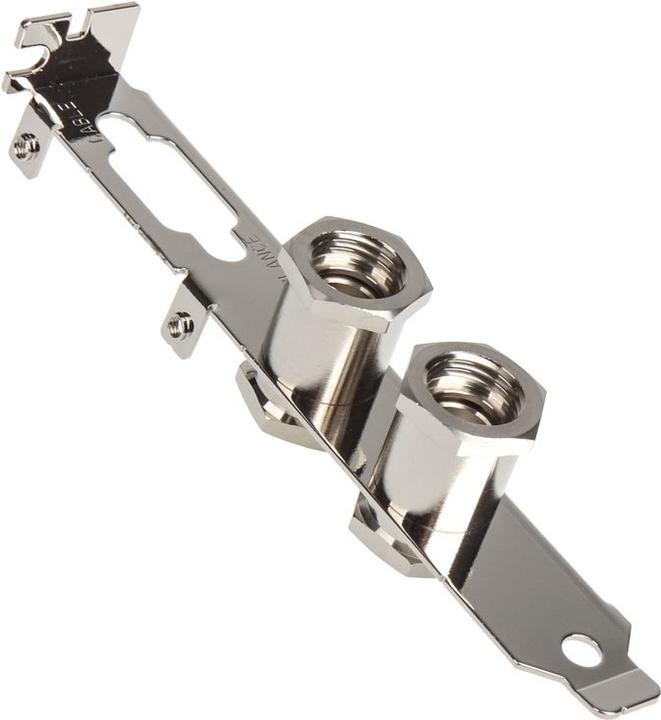 Actual product image Koolance Slot bracket with 2x G1/4' feedthrough