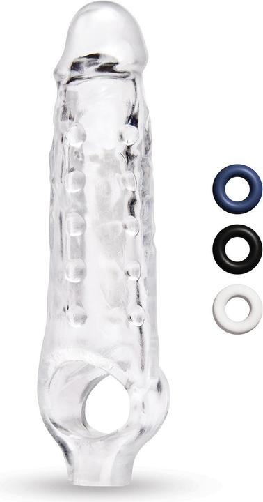 Image du produit Sizeup size up clear view studded penis extender with ball loop