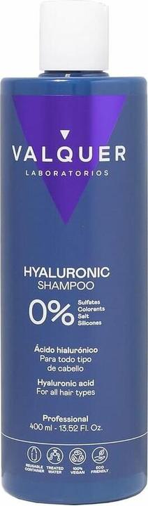 Immagine prodotto Valquer Shampoo all'Acido Ialuronico Extra Idratazione e Vitalità per tutti i tipi di capelli 400ml (400 ml, Shampoo liquido)