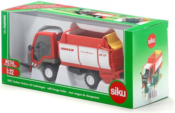 Produktbild Siku Lindner Unitrac mit Ladewagen