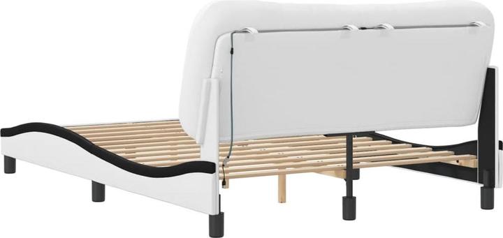 Produktbild VidaXL Bettgestell mit LED Kunstleder (140 x 200 cm)