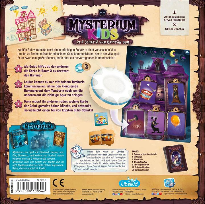 Productafbeelding Libellud LIBD0018 - Mysterium Kids: De schat van Kapitein Boo, vanaf 6 jaar (DE editie) (Duits)