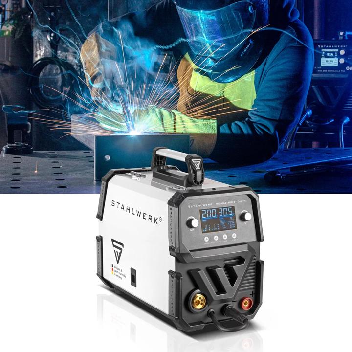 Actual product image Stahlwerk Welding machine MIG MAG 200 ST Digital IGBT fully equipped with 200 A