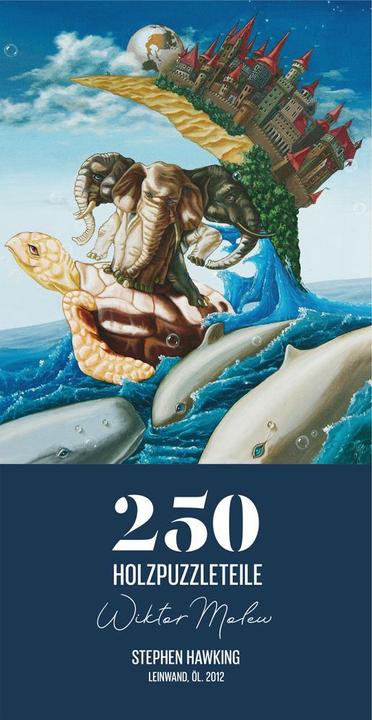 Actual product image DaVici Puzzle - Stephen Hawking (250 pieces)