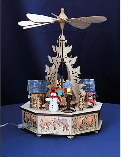 Produktbild Konstsmide 3220-100 LED-Weihnachtsdekoration Warm-Weiss LED Holz