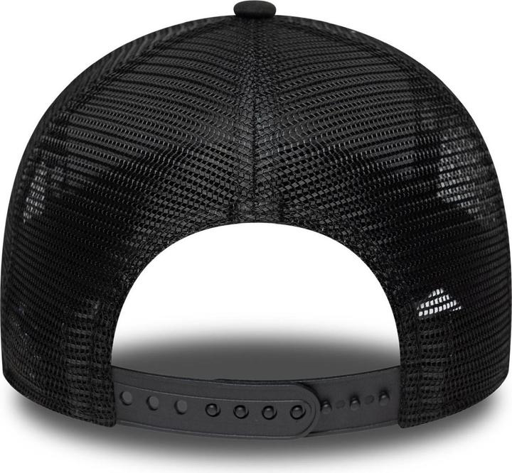 Actual product image New Era A-Frame Mesh Trucker Cap - Brand Patch Schwarz (One size)