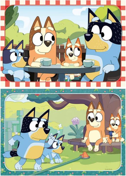 Produktbild Ravensburger Kinderpuzzle - 12004111 Bluey - Puzzle für Kinder ab 3 Jahren, mit 2x12 Teilen (12 Teile)