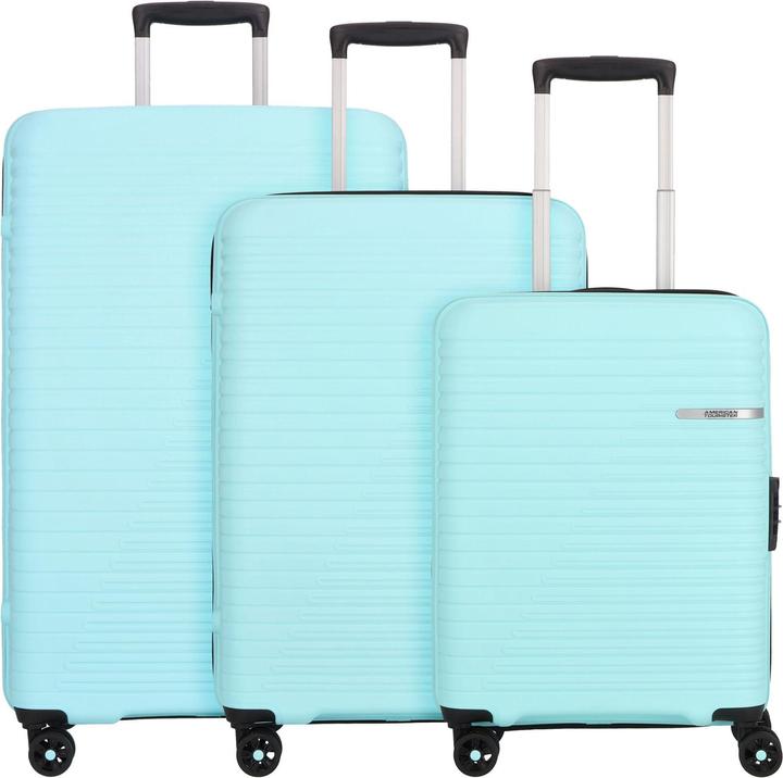 American Tourister Liftoff 4 Rollen Kofferset 3-teilig mit Dehnfalte (208 l, XL (ab 115l))