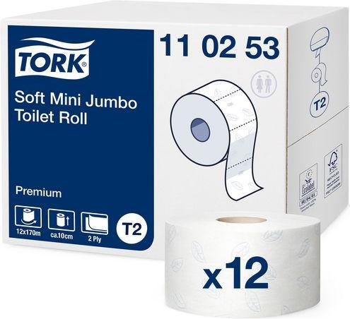 Actual product image Tork Premium Toilet Paper Mini Jumbo Roll (1 x)