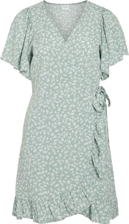 Vila Kurzarm Wickelkleid (38)
