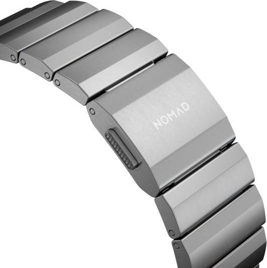 Produktbild Nomad Strap Titanium Silver V2 42/44/45/49mm (35 mm, Titan)