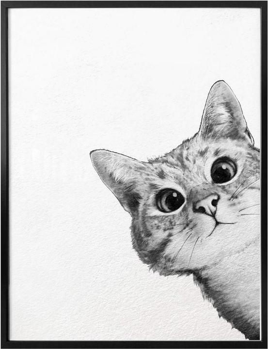 Produktbild Trenddeko Sneaky Cat (40 x 50 cm)