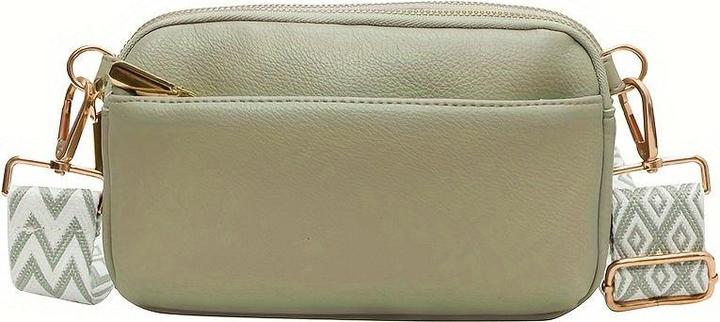 Only-Bags.Store Mini-Crossbody-Tasche, quadratische Geldbörse mit breitem Schulterriemen, stilvolle