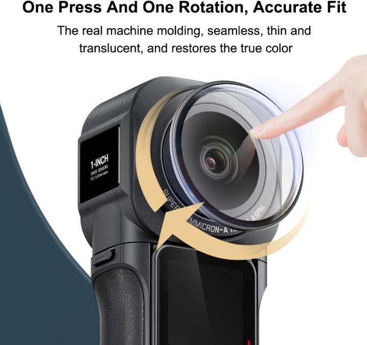 Image du produit Puluz Lens Guard PC Protective Cover for Insta360 ONE RS 1-Inch 360 Edition