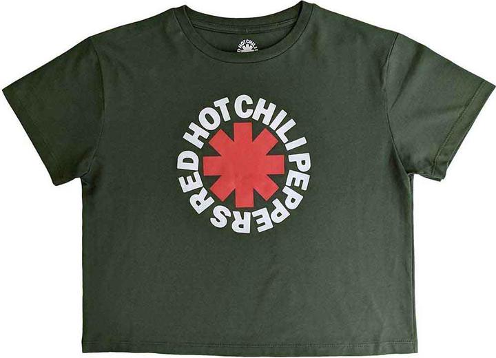 Actual product image Red Hot Chili Peppers Classic Asterisk Crop Top (Girlie) (M)