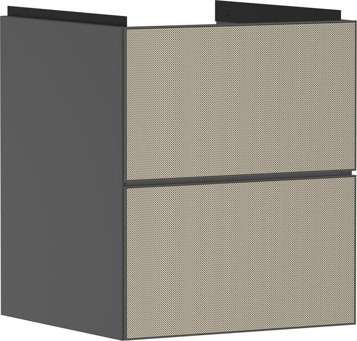 Produktbild hansgrohe Xevolos E Waschtischunterschrank, 2 Schubkästen, SoftClose, 480x475x555mm, für Handwasch