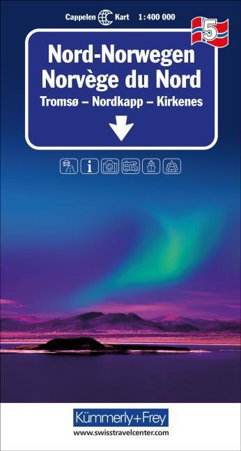 Image du produit Carte routière de Norvège