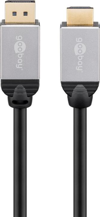 Actual product image Goobay DisplayPort — HDMI (Typ A) (1 m, DisplayPort, HDMI)