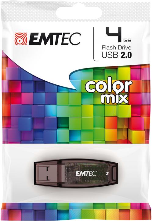 Actual product image Emtec C410 Color Mix (4 GB, USB-A)