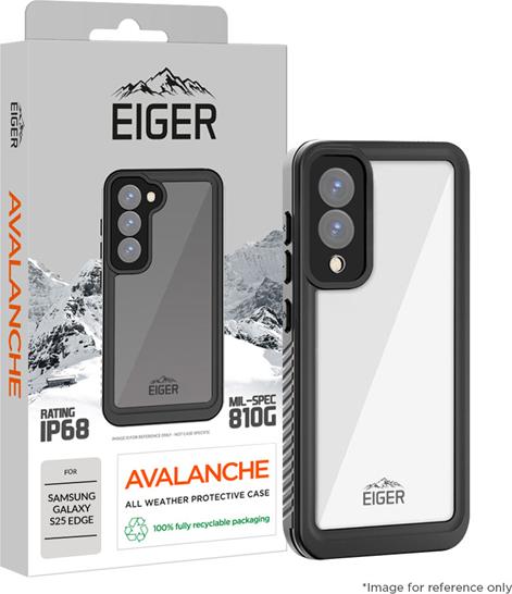 Produktbild Eiger wasserdichtes Outdoor-Case Avalanche Case black (Samsung Galaxy S25 Edge)