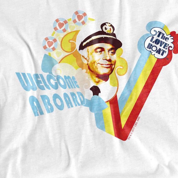 Immagine prodotto The Love Boat Welcome Aboard Maglietta Uomo (L)