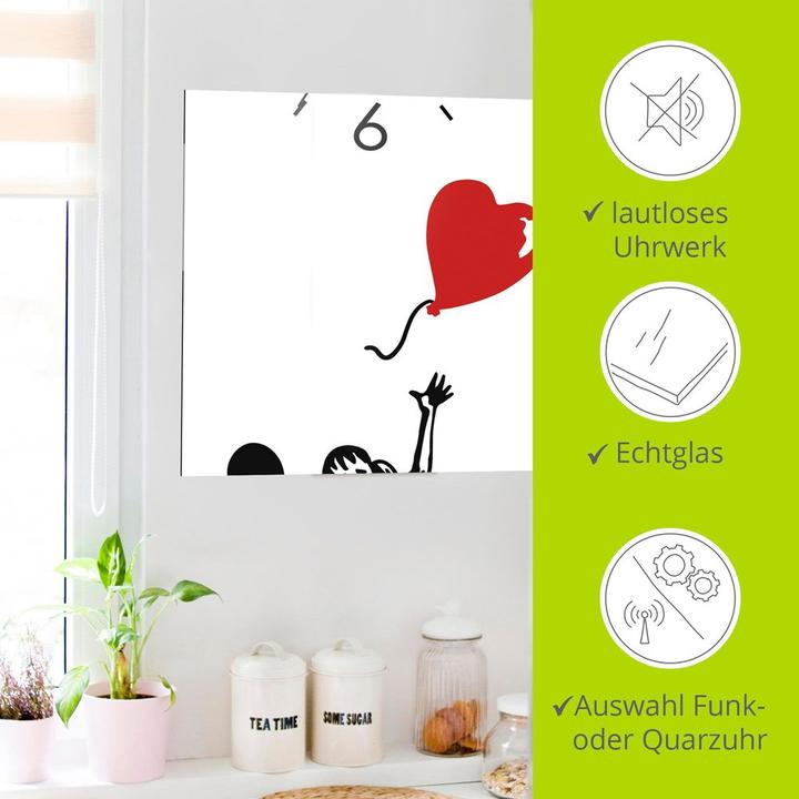 Image du produit Artland Silhouette Fille Ballon Coeur (20 cm)