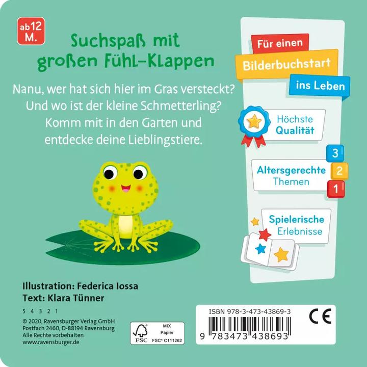 Produktbild Ravensburger Wo bist du, kleiner Schmetterling? (Deutsch)