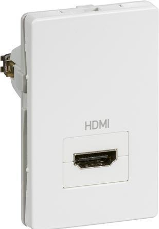 Actual product image LK FUGA HDMI-udtag passive, 112 module, hvid