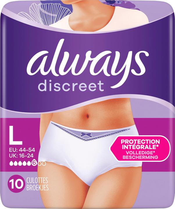 Actual product image Always Discreet (40 x, Large)