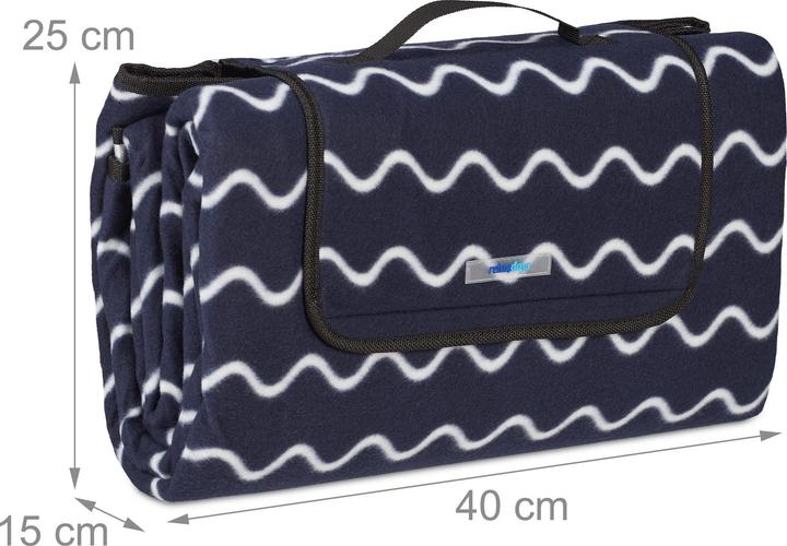 Actual product image Relaxdays Picnic blanket