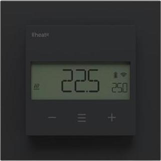 Actual product image Heatit HEAE4512691 - Z-Temp3 Battery-operated Thermostat 800 series (Black Matt)