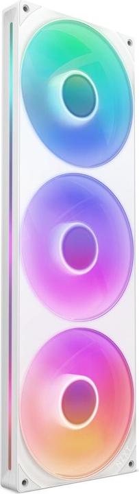 Produktbild NZXT F420RGB Core (single frame 420mm fan) - White - Kabinet kler - Hvid med RGB - 34 dBA (140 mm, 1 x)