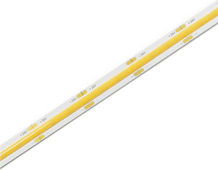 Image du produit L&S Bandes de LED COB 7,2 / 24 V (Blanc froid, 600 cm, Intérieur)