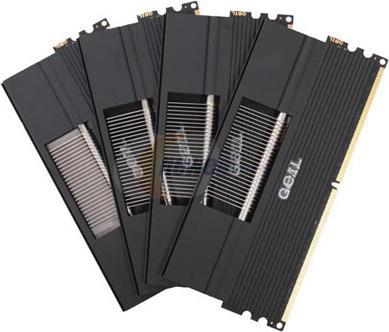 Produktbild GeIL Quad Series 4x2GB Kit, DDR3-2000, CL9-9-9-28@1.65V (4 x 2GB, 2000 MHz, DDR3-RAM, DIMM)