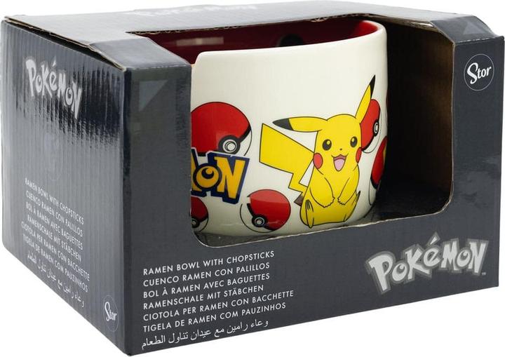 Image du produit Stor POKEMON - Pikachu - Bol à Ramen avec Baguette - 450 ml (0.50 l)