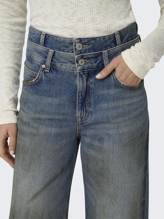 Actual product image Only ONLESME-HOPE Super-High Waist Weiter Beinschnitt Jeans Jeans mit weitem Bein (W28/L32)