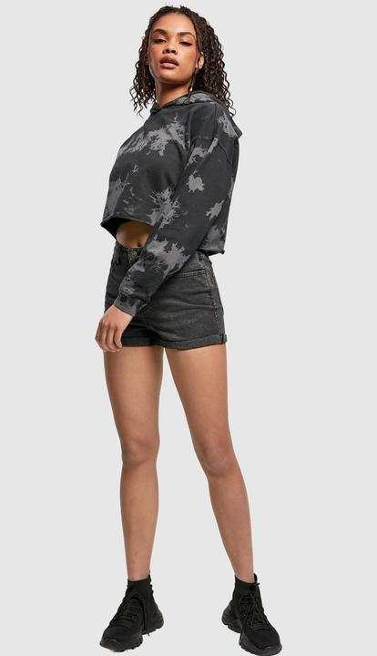 Immagine prodotto Urban Classics Felpa con cappuccio corta oversize da donna, sbiancata (4XL)