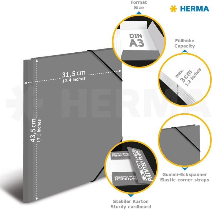 Image du produit HERMA Porte-documents A3 Motif (A3, 1 x)