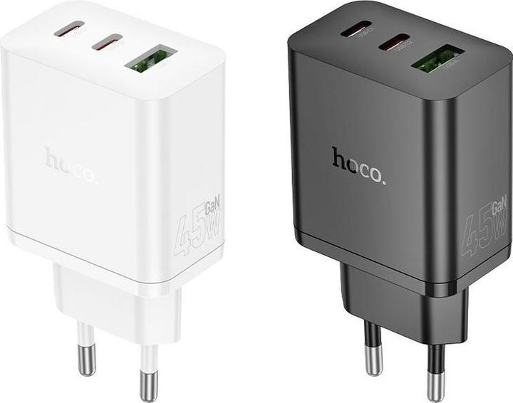 Image du produit Hoco Adapter N50 Scenery PD45W(2C1A) charger(EU) Black (45 W)