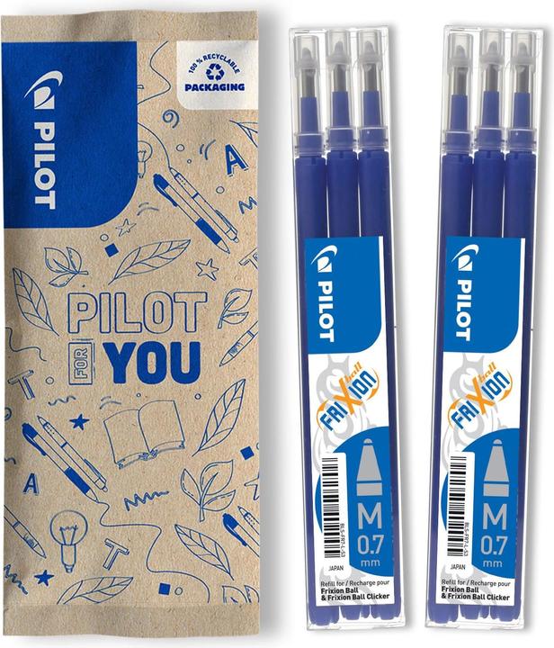 Actual product image Pilot FriXion Refill FlowPack (Refill, Blue, 0.70 mm)