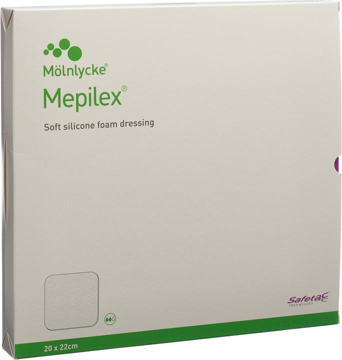 Mepilex Schaumverband Safetac 20x22cm Silikon (5 x)