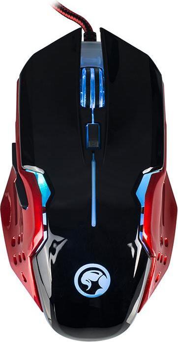 Produktbild Marvo M416 - Optische Gaming-Maus 2400 DPI (schwarz/rot) (Kabelgebunden)