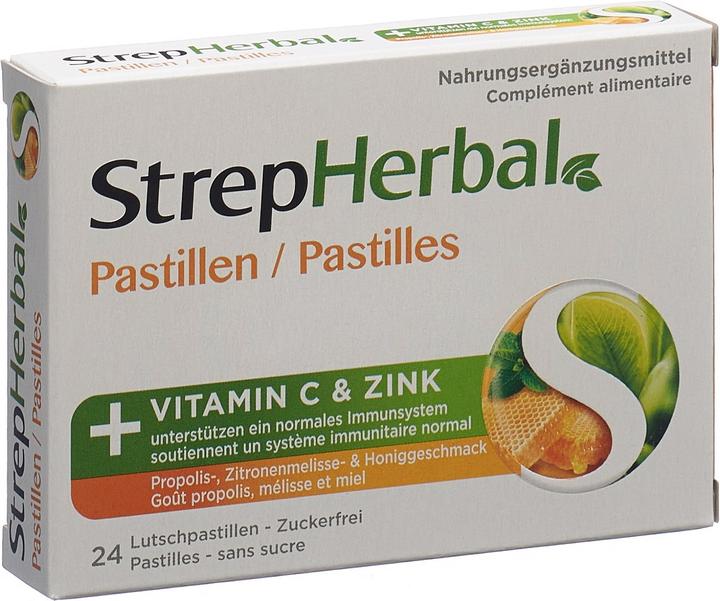 Produktbild StrepHerbal Pastillen (24 Stück)