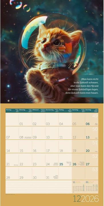 Actual product image Alles wird gut! Kalender 2026 - 30x30 (30 x 30 cm, Hardcover, French, English)