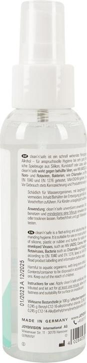 Productafbeelding Joydivision Clean & Safe (100 ml)