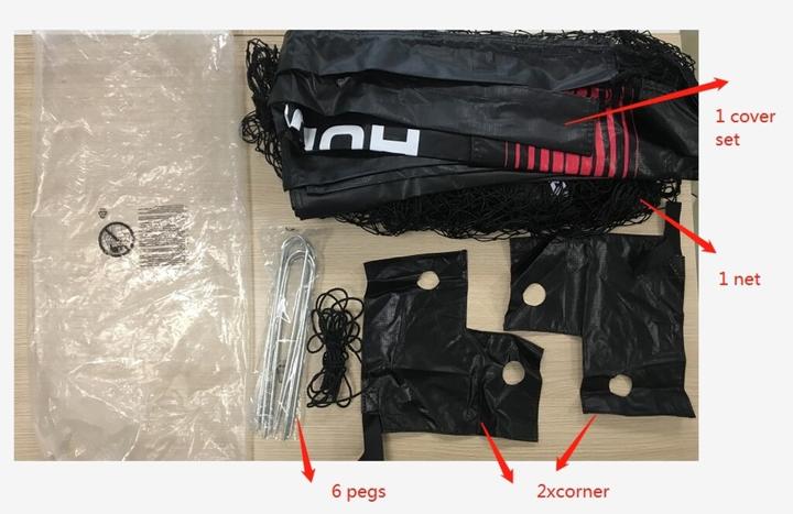 Hudora 1 Tornetz inkl. Montageset für PRO TECT 240